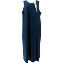 Dennis Basso Petite Sleeveless Caviar Crepe Dress (Midnight Blue, 2P) A351948 - £13.71 GBP