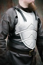 Medieval Warrior Adventurer Steel Knight Cuirass Body Armor Breastplate Jacket - £119.75 GBP