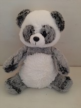 AURORA Panda Bear Stuffed Plush Gray and White HTF Rare Color 2017 Super Soft - $10.71