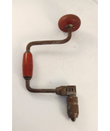 Hand Crank Drill Woodworking Tool Primitive Antique Vintage - £7.82 GBP