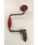 Hand Crank Drill Woodworking Tool Primitive Antique Vintage - $9.90