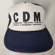 Vintage Blue CDM Environmental Engineers Scientists Trucker Foam Mesh Hat - $11.87