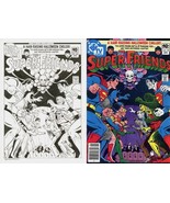 Ramona Fradon Signed Super Friends #28 Cover Recreation Original Art / JLA - €864,92 EUR