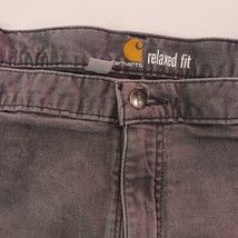 CARHARTT Men's 42x30 Gray DOUBLE KNEE FLEX Carpenter Pants CANVAS 102802-029 image 15
