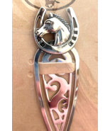 Horse Bookmark Bookmarker Silver Metal Horses Pony Ponies NEW Western Tr... - $13.09