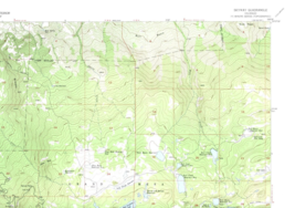 Skyway, Colorado 1955 Vintage USGS Topo Map 7.5 Quadrangle Topographic - £18.79 GBP