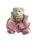 Build a Bear White Ballerina Bear Tutu Ballet Shoes Teddy Plush Stuffed ... - £22.59 GBP