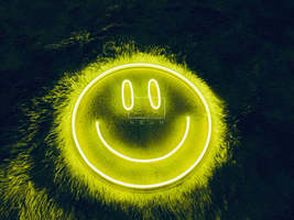Smile Face | LED Neon Sign, Neon Sign Custom, Home Decor, Gift Neon light - £31.90 GBP+