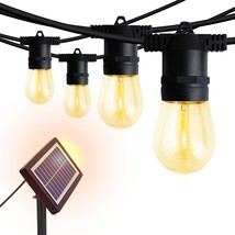 Solar String Lights Outdoor: 29Ft (11+18) Solar Powered Outside Ip65 Waterproof  - £43.95 GBP