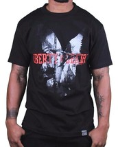 Dissizit Mens Black Liberty or Death Patrick Henry LA Slick T-Shirt USA made NWT - £26.51 GBP+