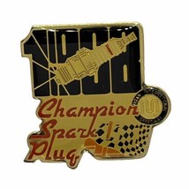 1988 Champion Spark Plug 400 Michigan Speedway Race Racing Enamel Lapel Hat Pin - £6.21 GBP