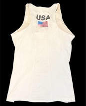 adidas Women Tennis White Climachill Work Out Tank Top S Small Built in Bra image 6