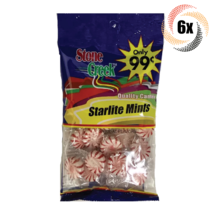 6x Bags Stone Creek Starlite Mints Flavor Quality Hard Candies | 3.5oz - £13.62 GBP