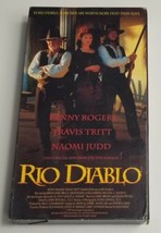 Rio Diablo VHS Movie 1993 Hallmark Western Starring Kenny Rogers  - £3.97 GBP