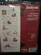 Janlynn Jean Farish Design Dear Santa Letter Christmas Cross Stitch Kit Holiday - £23.58 GBP