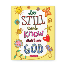  Psalm 46:10 Know That I Am God Colorful Bible Verse Canvas Chri - £60.55 GBP+