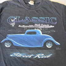 Gildan Ultra Cotton CLASSIC STREET ROD Men's Blue Graphic T-Shirt Short Sleeve M image 5