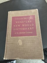 Webster&#39;s New World Dictionary of the American Language 1964 Concise Edition HC - £9.03 GBP