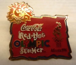 Coca-Cola Red Hot Olympic Summer Lapel Pin - £5.87 GBP