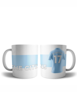 FOOTBALL MUG WITH THE POSSIBILITY OF PERSONALIZATION IDEAL GIFT THE CITI... - $22.21 CAD
