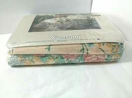  Full Sz 4 Pc Victoriana Pink Roses Sheet Set Wamsutta NEW IN PACK Floral Sprays - $46.48