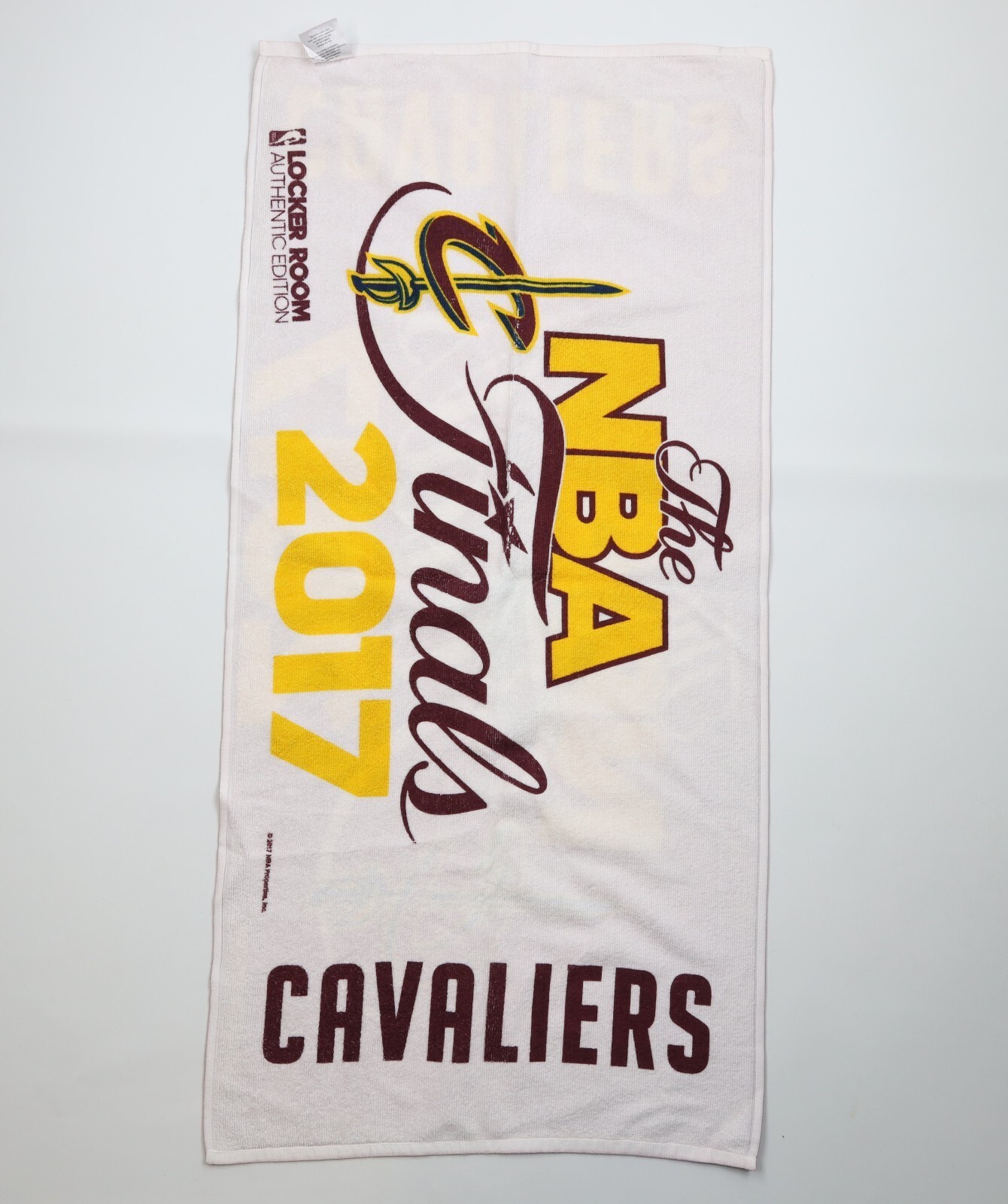 Vintage Y2K NBA Basketball 2017 NBA Finals Cleveland Cavaliers Basketball Towel Item image 6