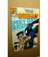 WEB OF SPIDER-MAN 13 *HIGH GRADE* BLACK COSTUME TARANTULA - $7.92