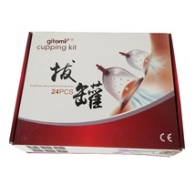 Cupping Kit 24 Cups Massage Cupping Set Chinese Body Therapy Home Kit Pl... - £21.98 GBP