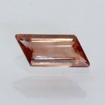 Oregon Sunstone Copper Red Orange Peach Parallelogram Untreated Gem 1.34 carat - £49.51 GBP