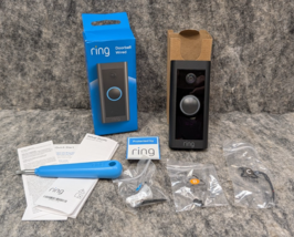 Ring Video Doorbell Wired - Black 5AT3T5 Doorbell  New - $29.99