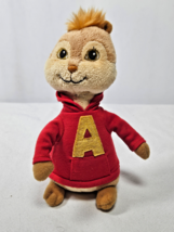Ty Alvin &amp; the Chipmunks Squeakquel 6&quot; Alvin Plush Beanie Babies Retired - $4.99