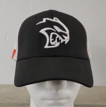 Dodge SRT HellCat Black Embroidered Logo Mesh Back Hat Cap Official Lice... - $21.28