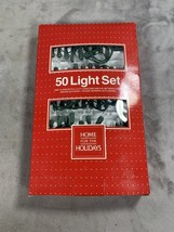 Vintage Home For The Holidays 50 Count Of Clear Light Set 90s - £12.60 GBP