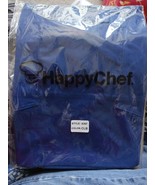 Medium Length &quot;Happy Chef&quot; Bib Apron - Style 4397 - Blue - - $24.43 CAD