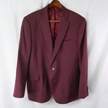 Stafford 50R Purple Hopsack Classic Fit Mens 2Btn Blazer Suit Jacket Spo... - $49.99