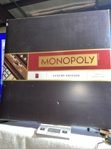 Monopoly Luxury Wooden Edition with Wood Game Board New Premium Collectible - $279.00
