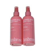 2 Pack Ambrose Summer Rose Body Mist Lightweight Fragrance Rose Petals 8oz. - €18,86 EUR