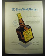 1951 Mount Vernon Straight Rye Whiskey Ad - The Square Bottle Tells You - £14.55 GBP