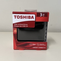 Toshiba Canvio Connect II 3TB Portable Hard Drive, Black (HDTC830XK3C1) - £105.79 GBP