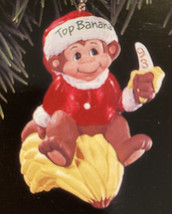 New Hallmark Keepsake Ornament 1993 Top Banana Monkey QX592-5 - £4.89 GBP