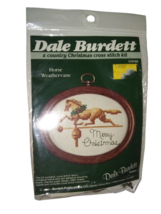 Dale Burdett Horse Weathervane Counted Cross Stitch Kit CCK102 Merry Christmas - £7.78 GBP