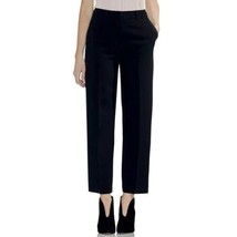 NWT Womens Size 4 4x26.5 Vince Camuto Black Stretch Crepe Straight Leg Crop Pant - £32.89 GBP