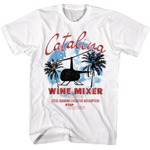 Step Brothers Catalina Wine Mixer Helicopter Men&#39;s T Shirt Steel Diamond - £19.67 GBP+