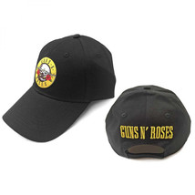 Guns N&#39; Roses Logo Adjustable Snapback Hat Black - £21.56 GBP