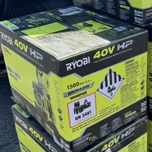 RYOBI 40V HP Whisper Series 1500 PSI Pressure Washer (2) Batt &amp; Charger RY40PW15 - £261.76 GBP