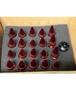 NEW 20 Pieces Red Aodhan ah Power Racing Lug Nuts XT92 12 x 1.5 Steel Sp... - £59.33 GBP
