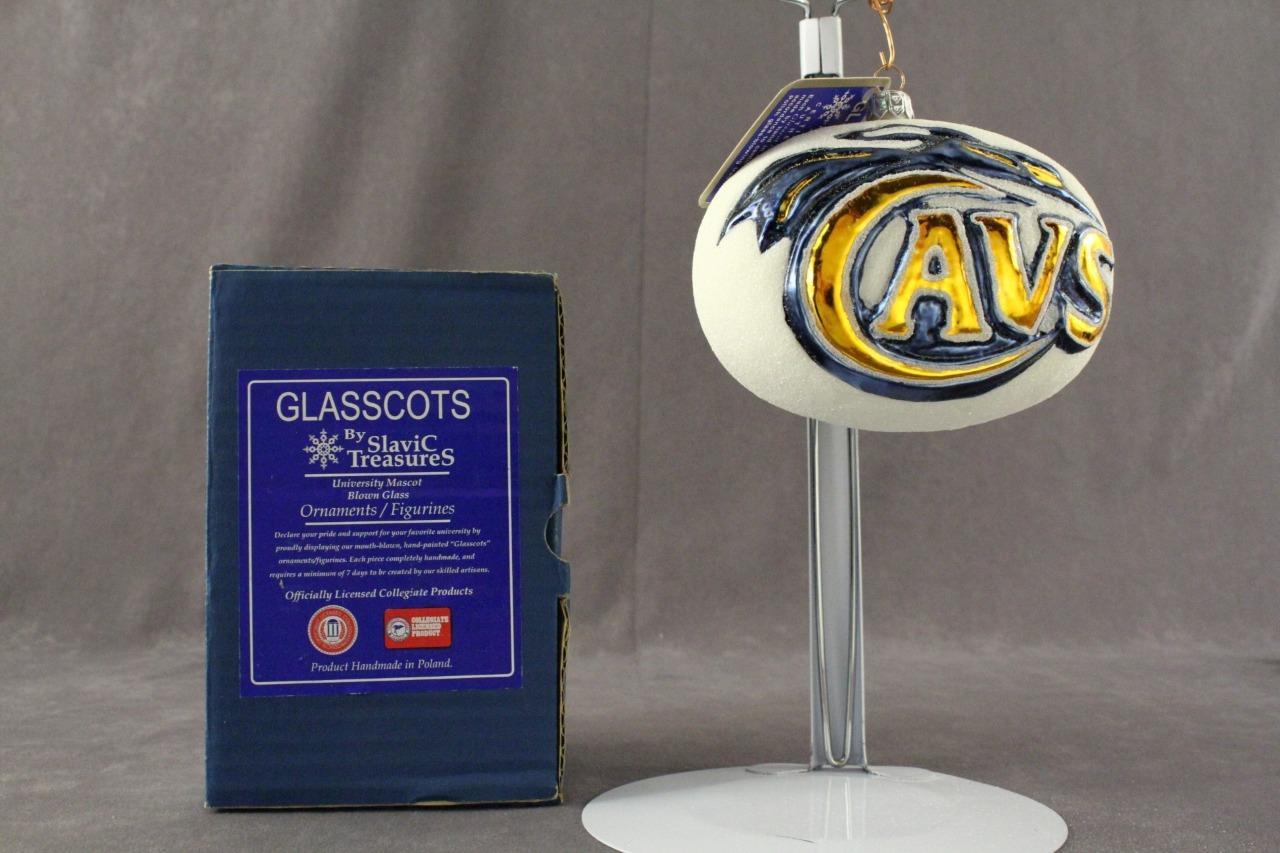 Primary image for NOS CHRISTMAS ORNAMENT Glasscots Slavic Treasures Virginia Cavaliers Football