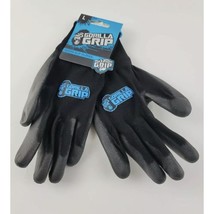 Work Gloves Gorilla Grip Slip Resistant All Purpose Large Single Pair 2 Pk - £9.64 GBP