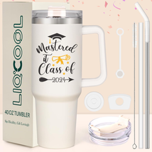 Graduation Gifts for Her 2024 - Best 40 Oz Master It Class of 2024 Tumbler, High - £52.49 GBP