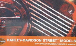 2017 Harley Davidson STREET MODELS Owners Owner's Operators Manual 99472-17 - $29.98